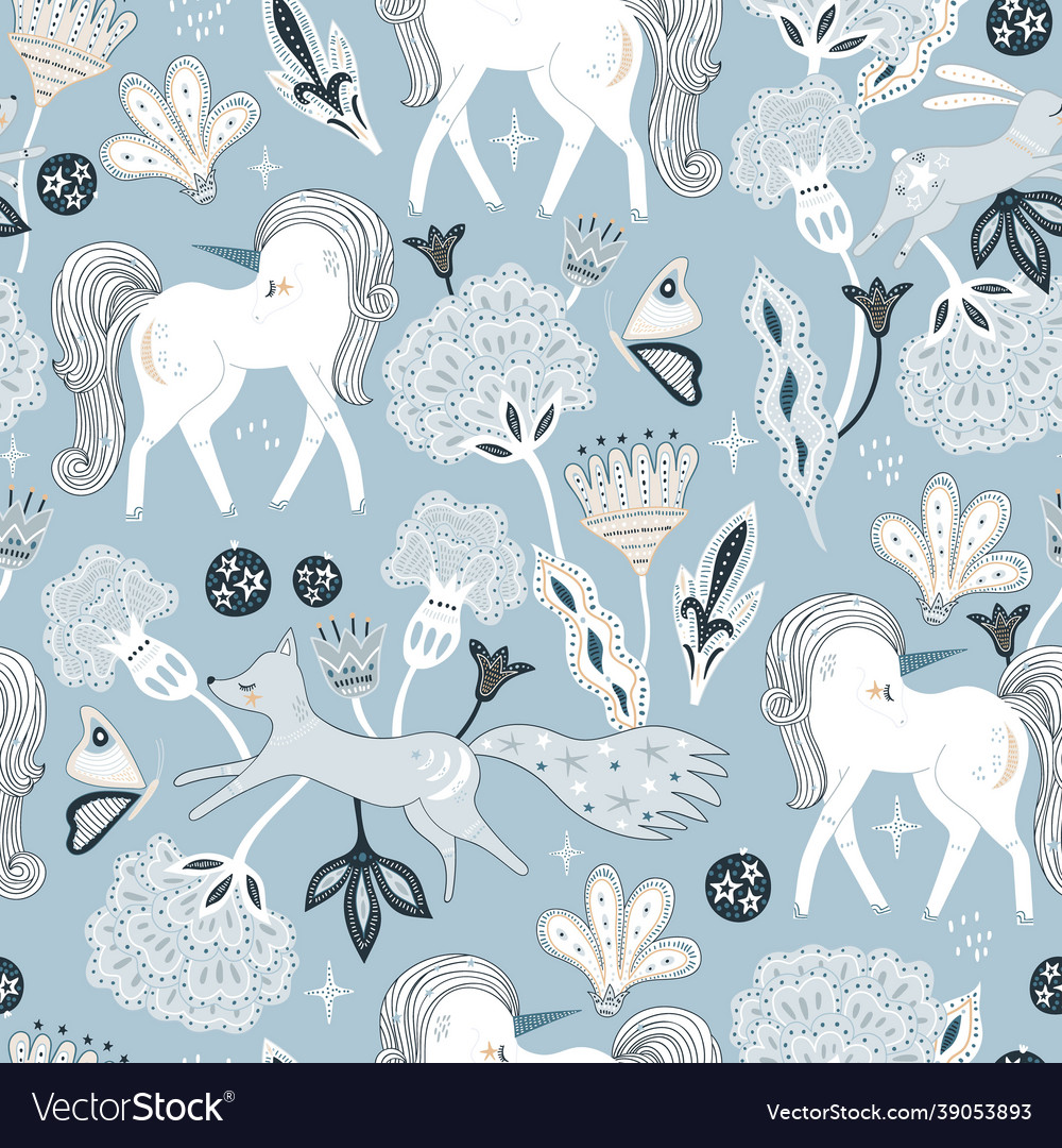 Seamless bohemian style pattern with hand drawn vector image Seamless bohemian style pattern with hand drawn