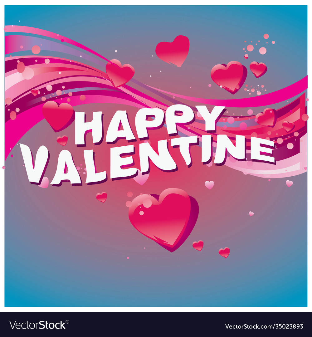 Valentine greeting card