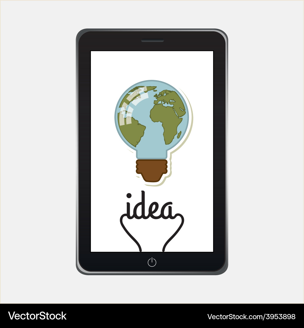 Bulb idea Royalty Free Vector Image - VectorStock