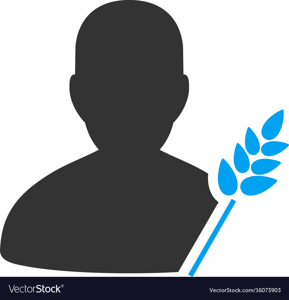 Agriculture farmer flat icon