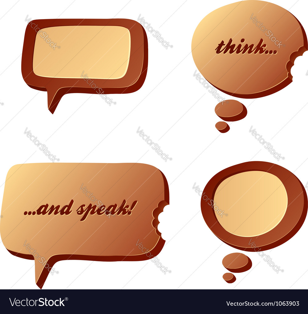 Dark chocolate speech image