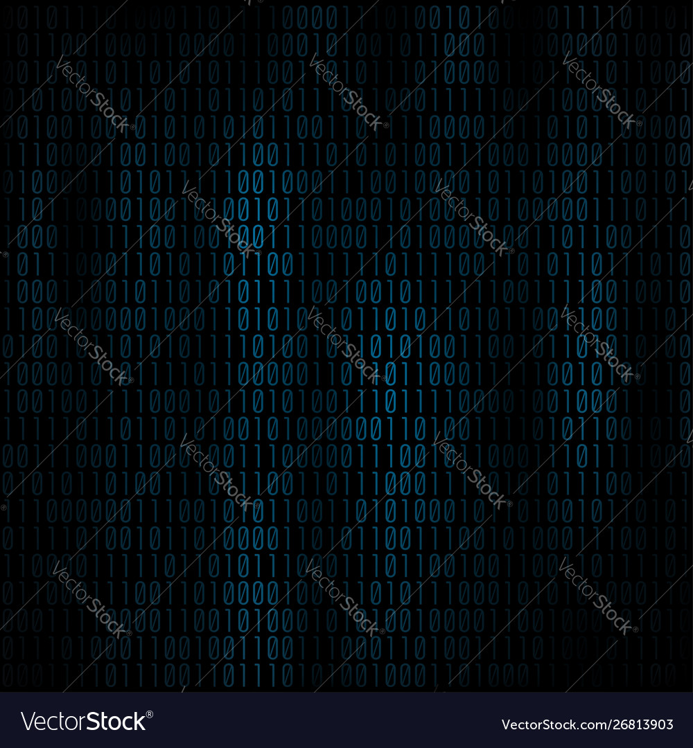 Coding abstract background matrix with binary