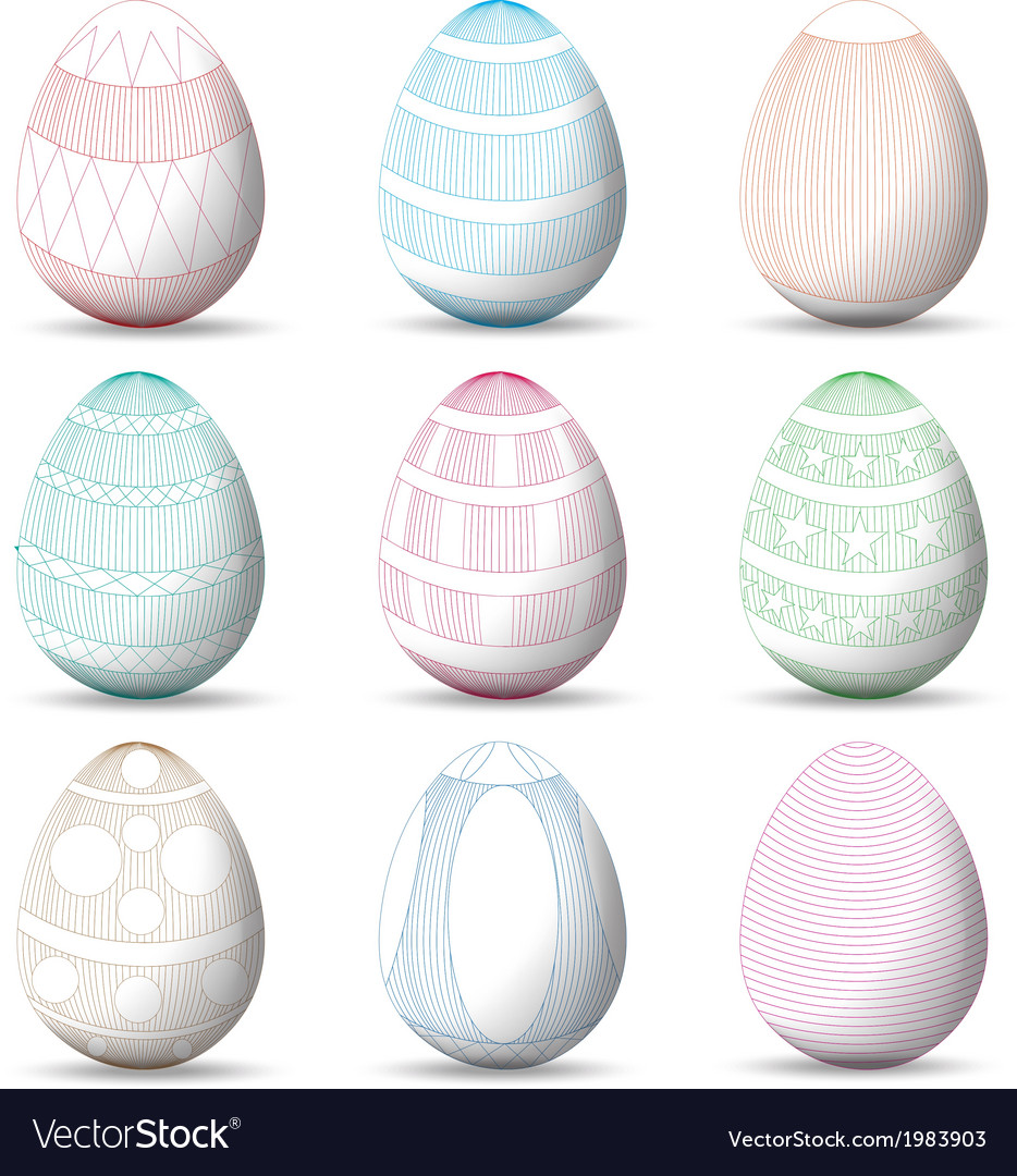 Easter eggs and happy