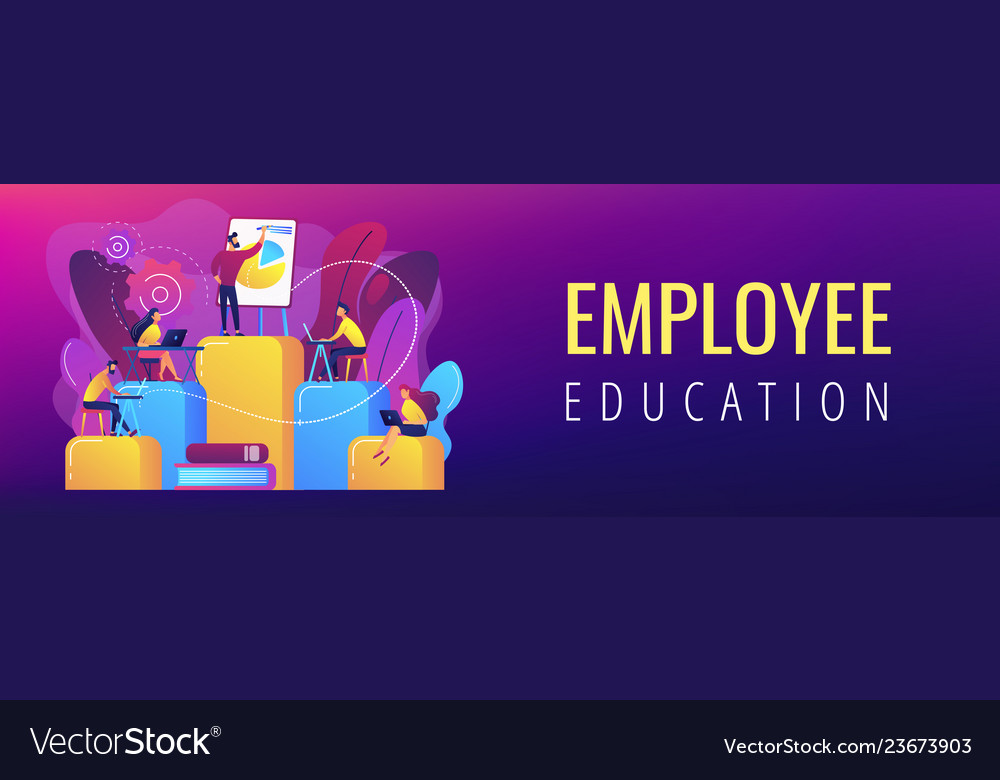 Internal Education Concept Banner Header Vector Image