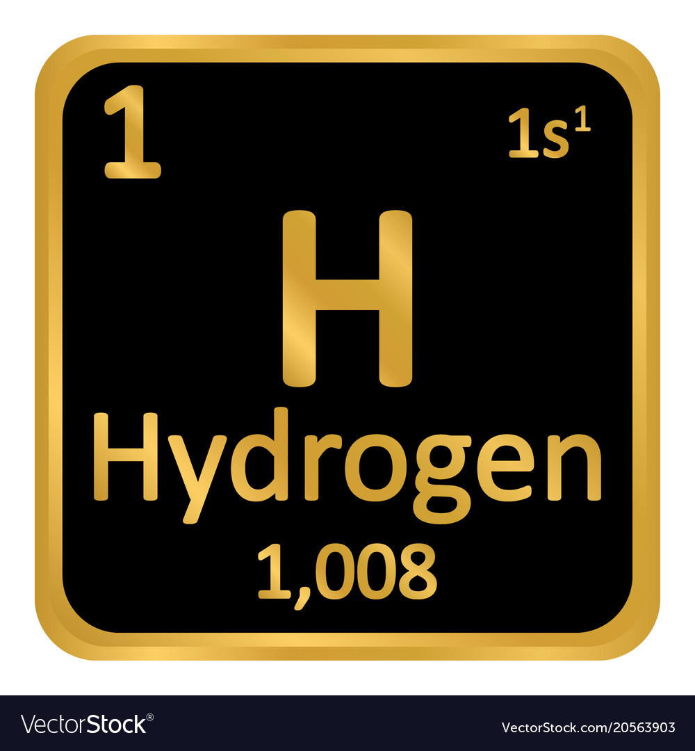 periodic table hydrogen atomic number