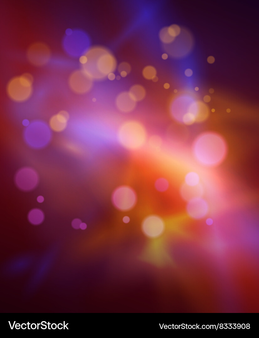 Abstract bokeh background Royalty Free Vector Image