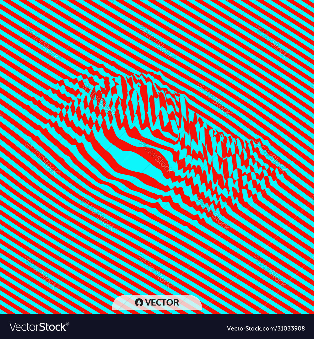 Glitch abstract background distortion effect bug Vector Image