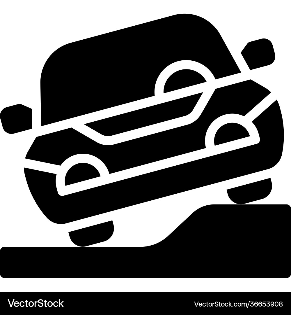 Pavement parking icon lot related Royalty Free Vector Image