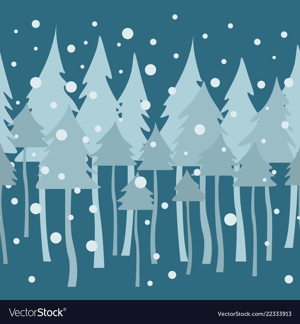 Flat style christmas holiday seamless pattern