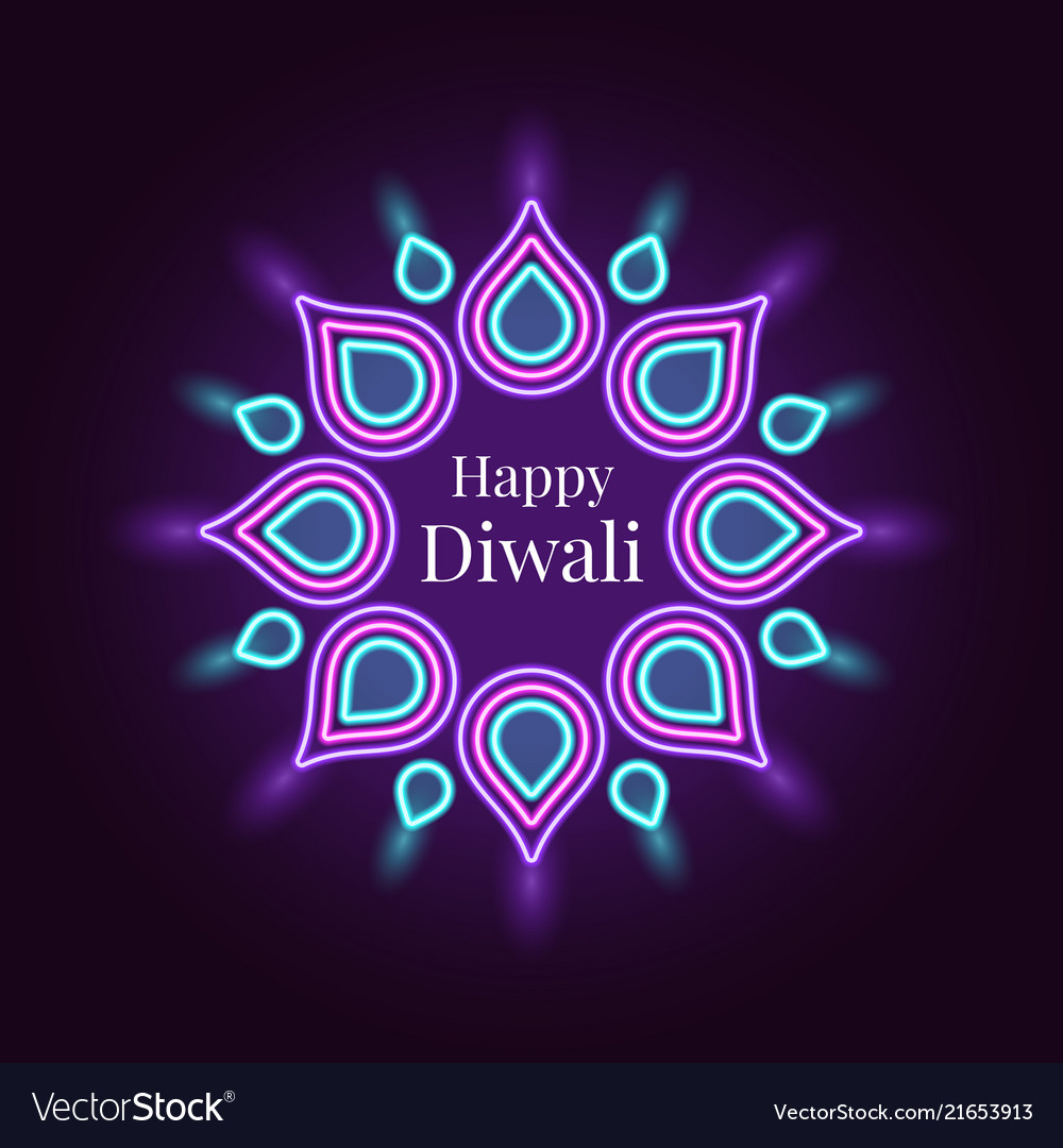 neon light for diwali