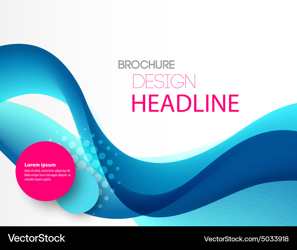 Abstract transparent wave background Royalty Free Vector