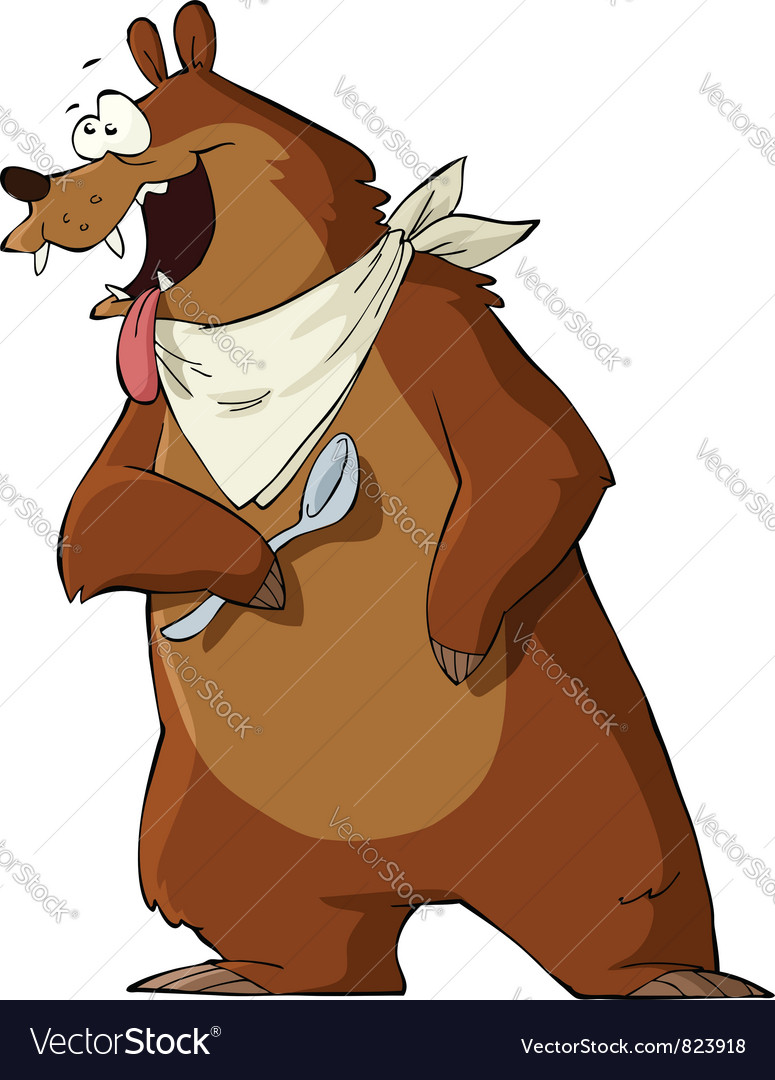 hungry-bear-royalty-free-vector-image-vectorstock