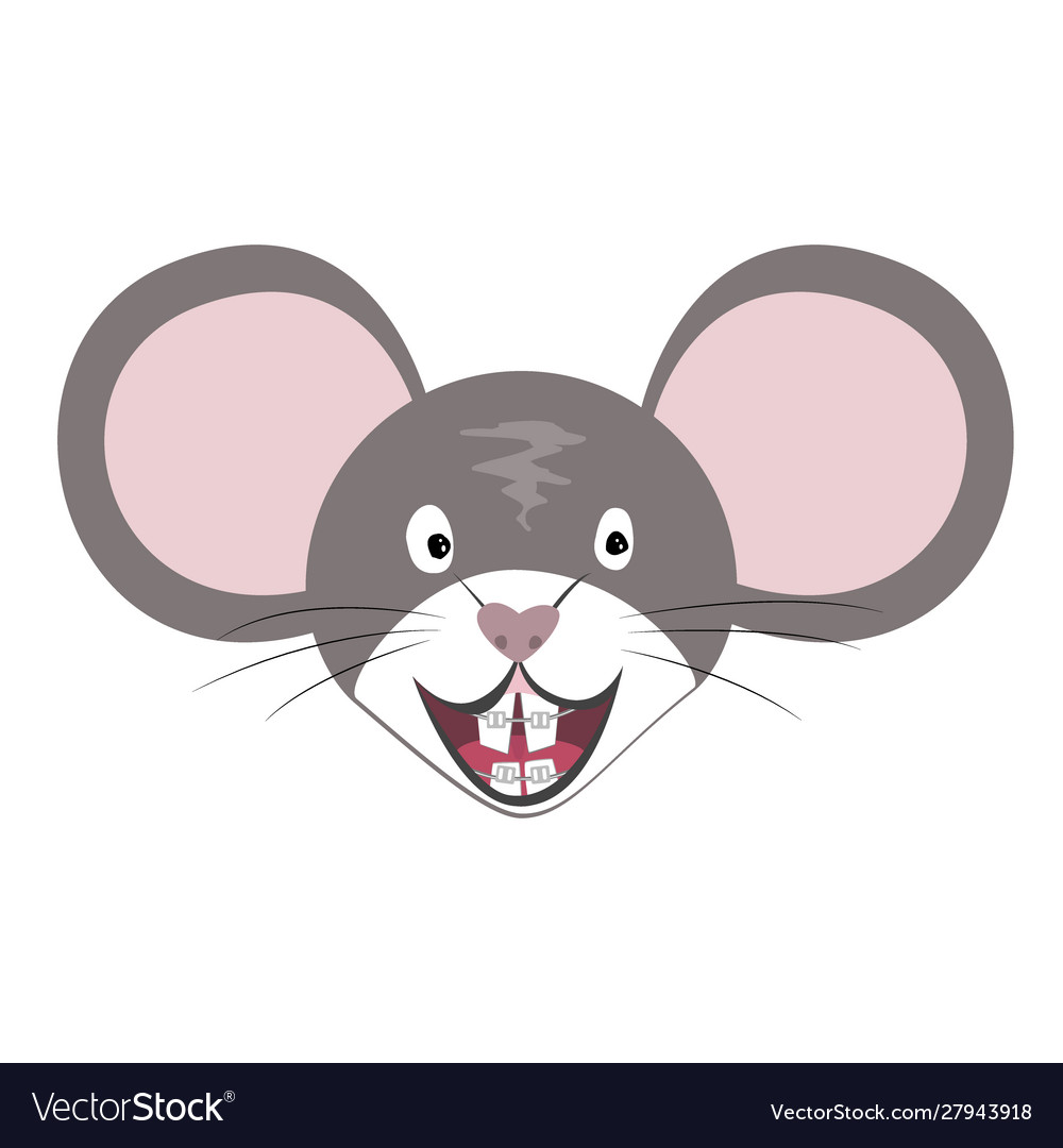 Mouse animal chinese zodiac symbol Royalty Free Vector Image