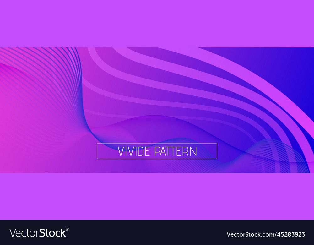 Futuristic abstract pattern vibrant digital Vector Image