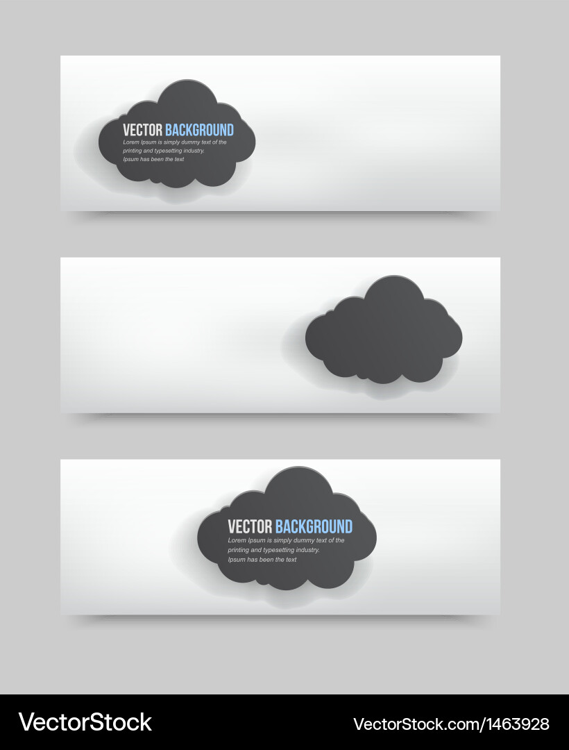 3d squares banners Royalty Free Vector Image - VectorStock