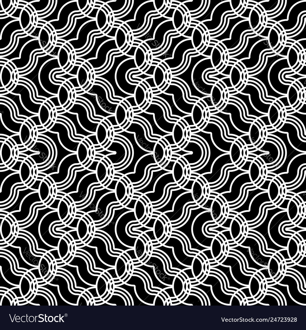 Design seamless monochrome zigzag pattern