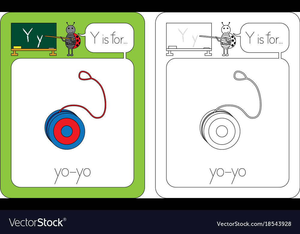 Flashcard letter y