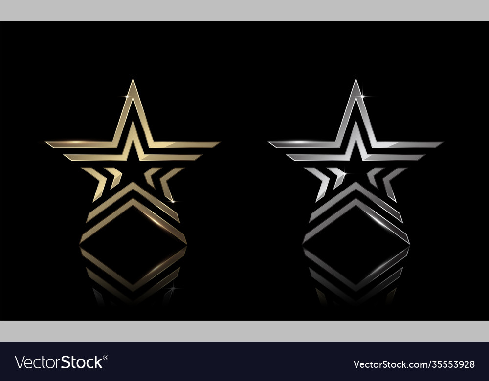 Gold and silver star