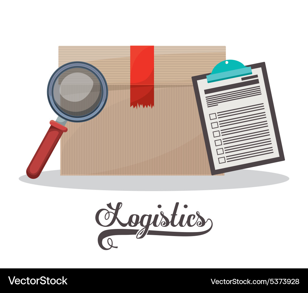 Logistics design Royalty Free Vector Image - VectorStock