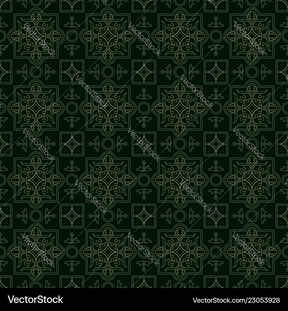 Retro seamless pattern classic background Vector Image