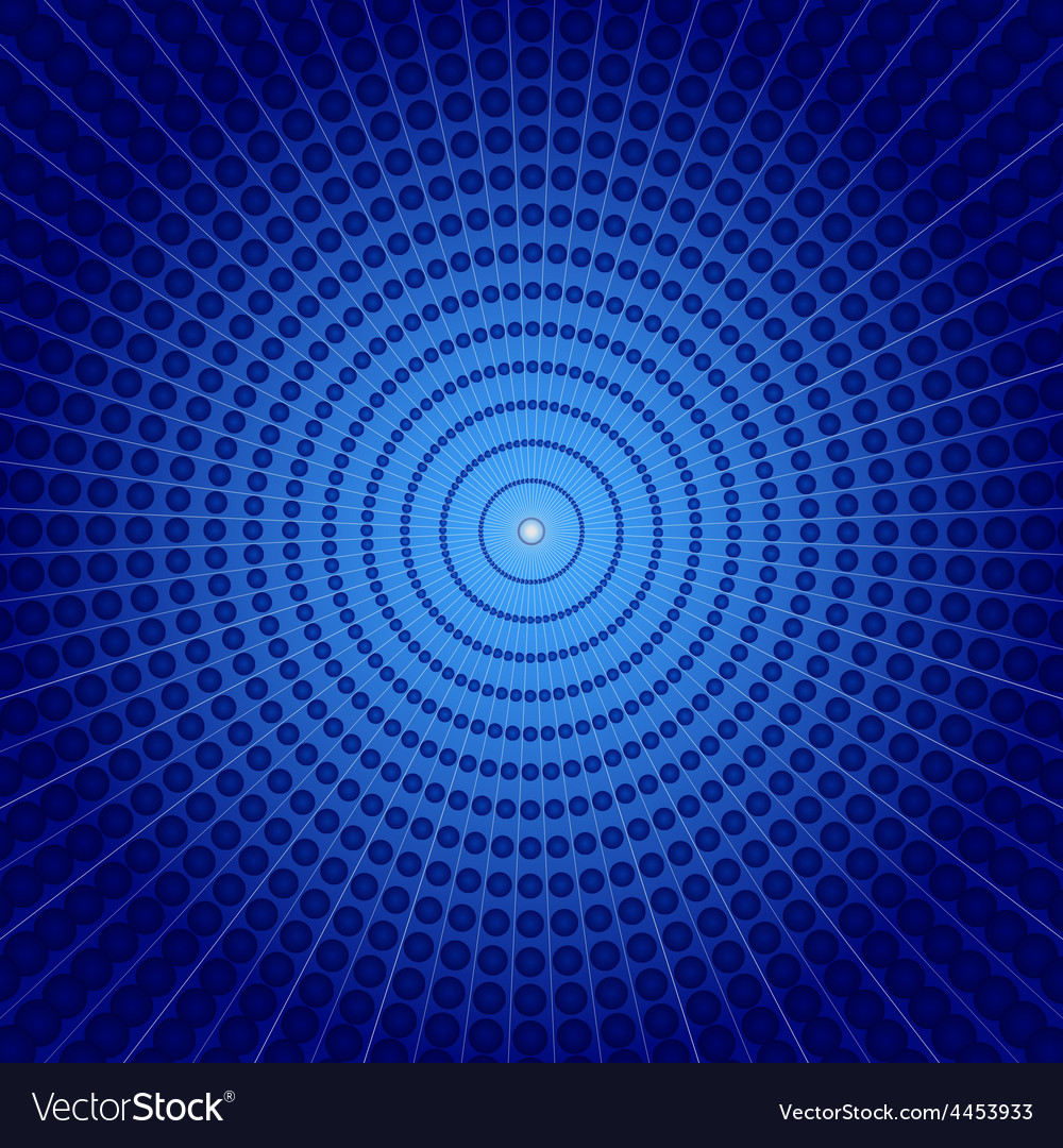 Blue vortex background Royalty Free Vector Image