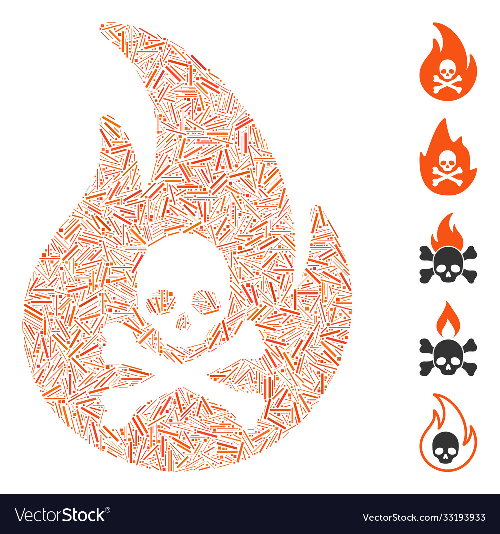 Hatch mosaic hell fire icon