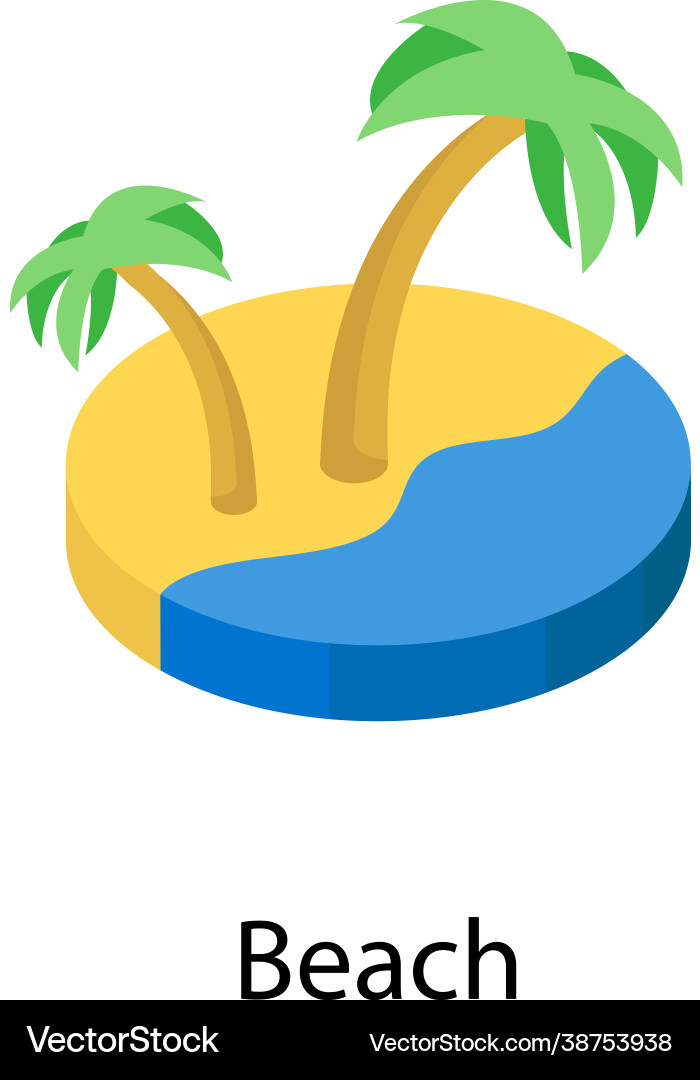 Beach Royalty Free Vector Image - VectorStock