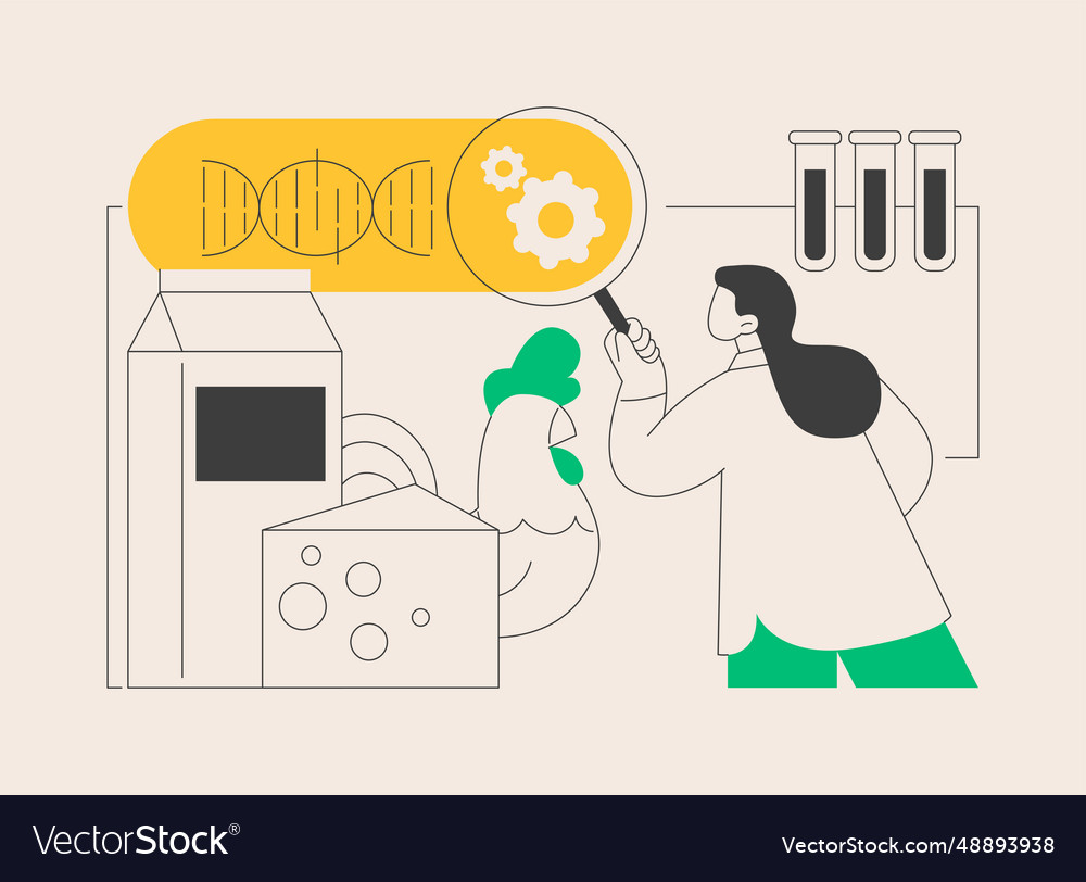 Genetically modified organism abstract concept