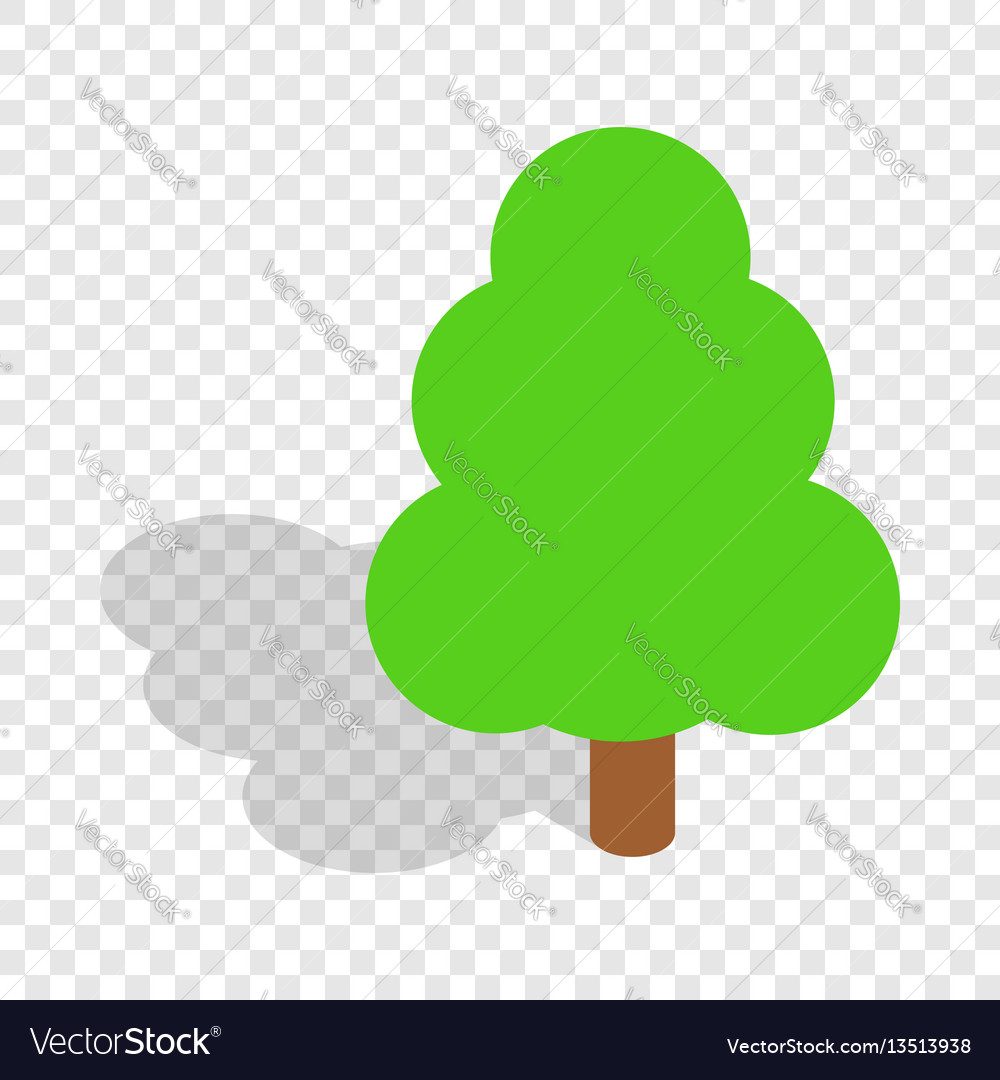 Tree isometric icon Royalty Free Vector Image - VectorStock