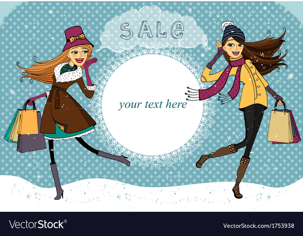 Winter holiday shopping promo