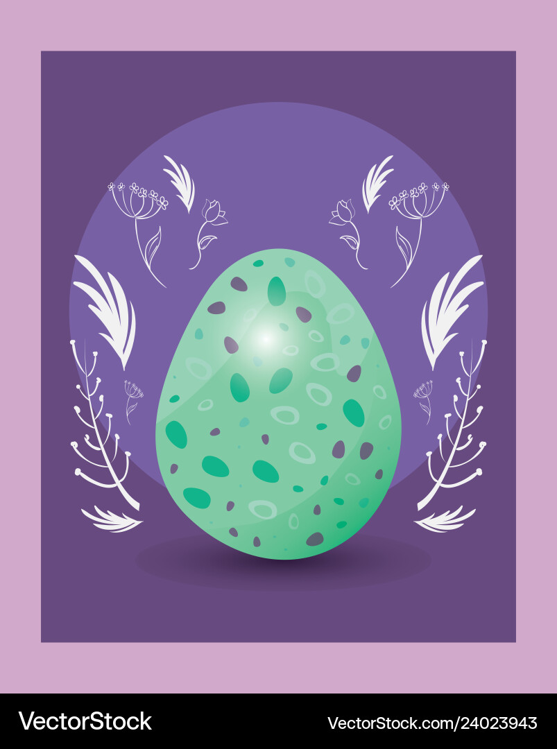 Happy easter card Royalty Free Vector Image - VectorStock