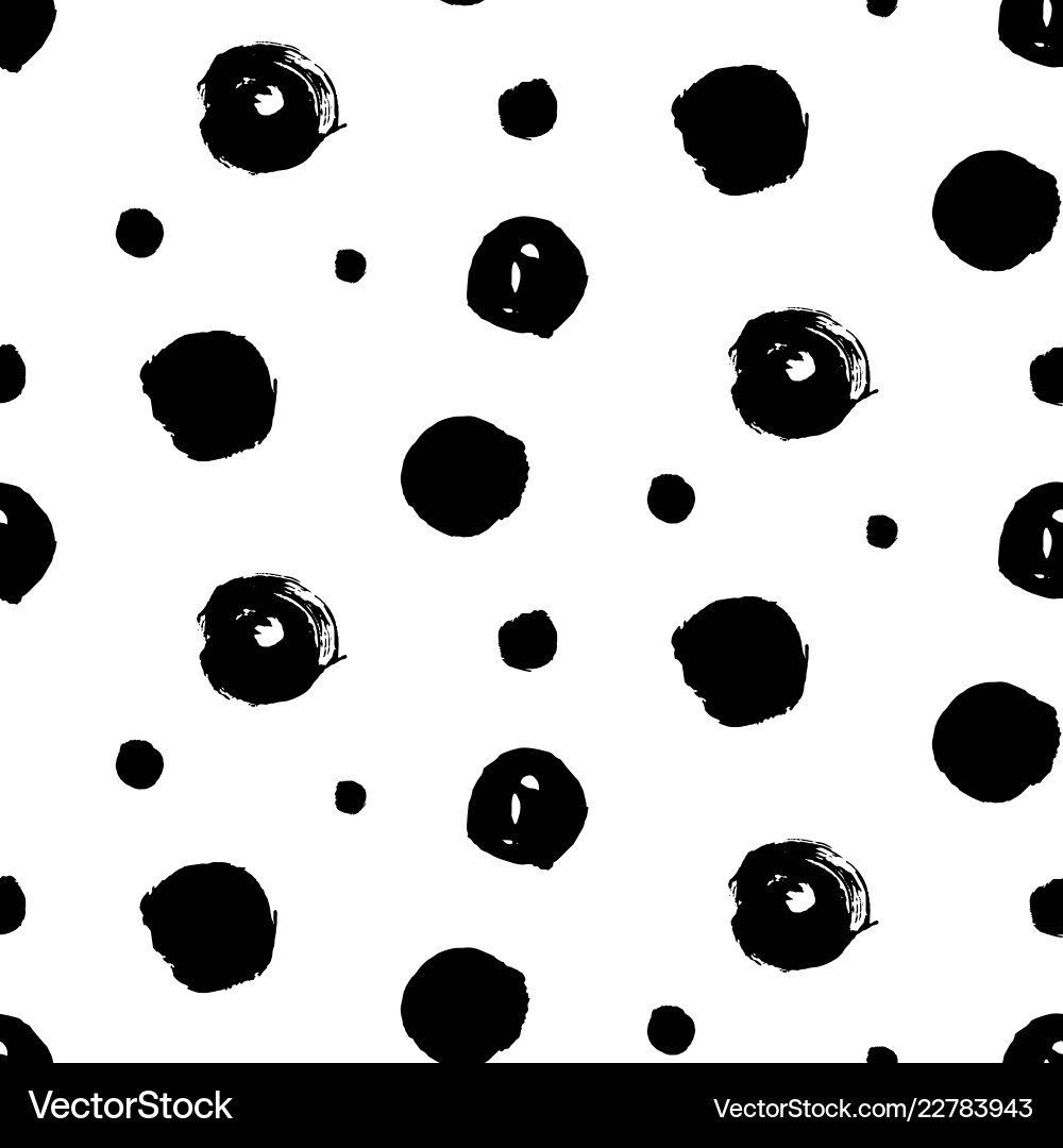 Seamless circle pattern abstract grunge textures Vector Image