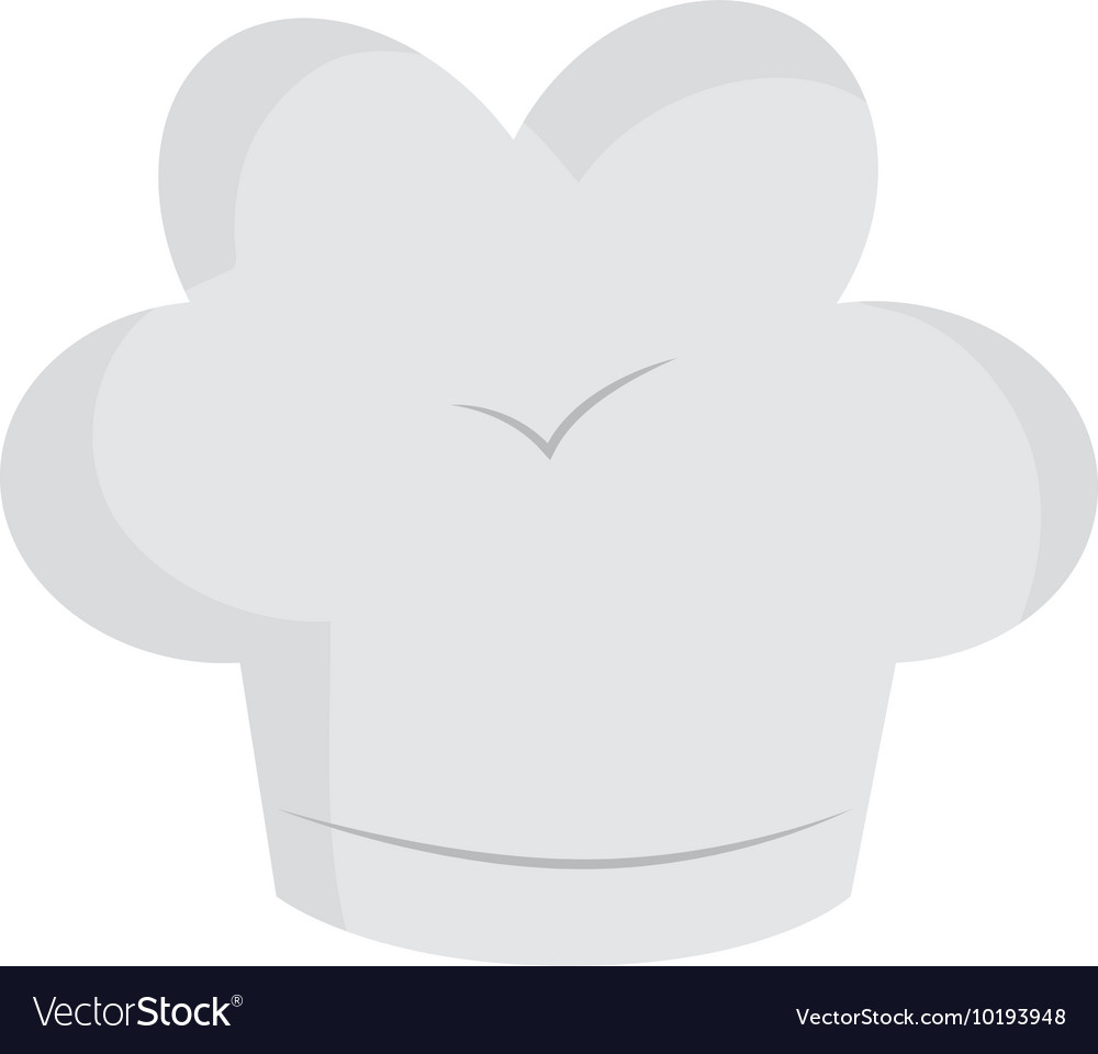 Chef hat cooker icon graphic Royalty Free Vector Image