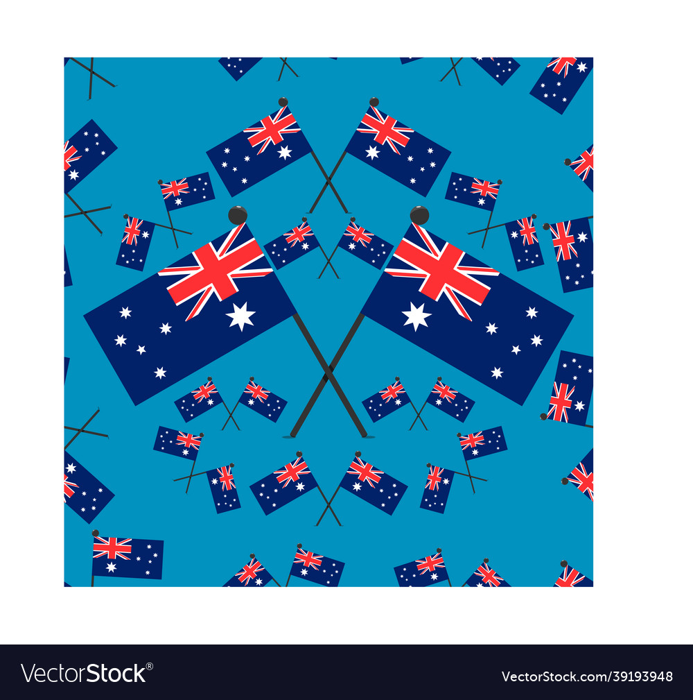 Pattern australia flags