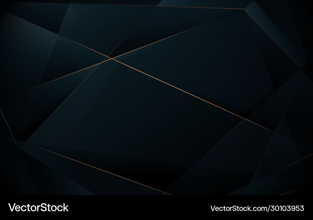 Abstract polygonal pattern luxury background Vector Image
