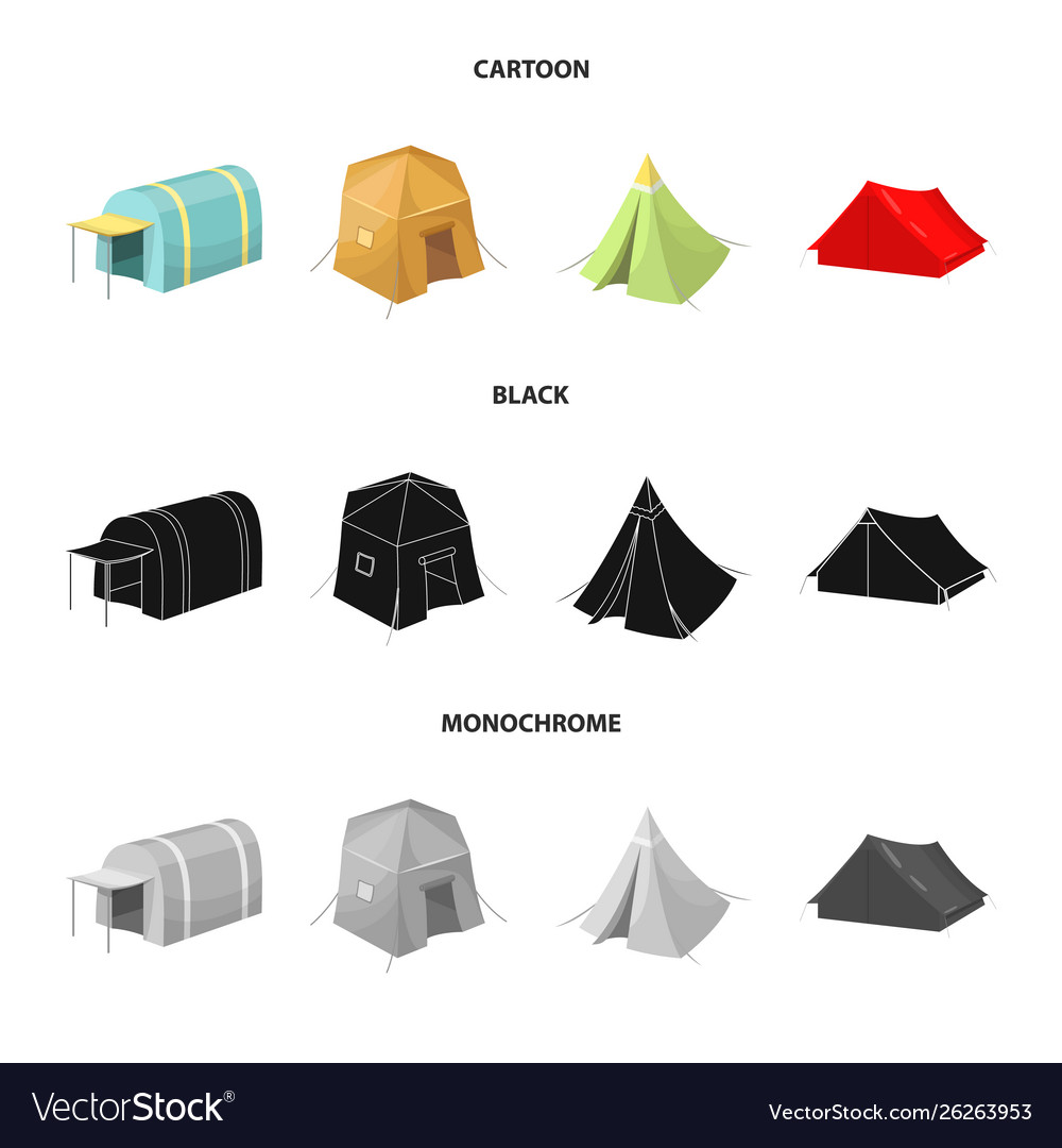 Design tent and camp sign collection