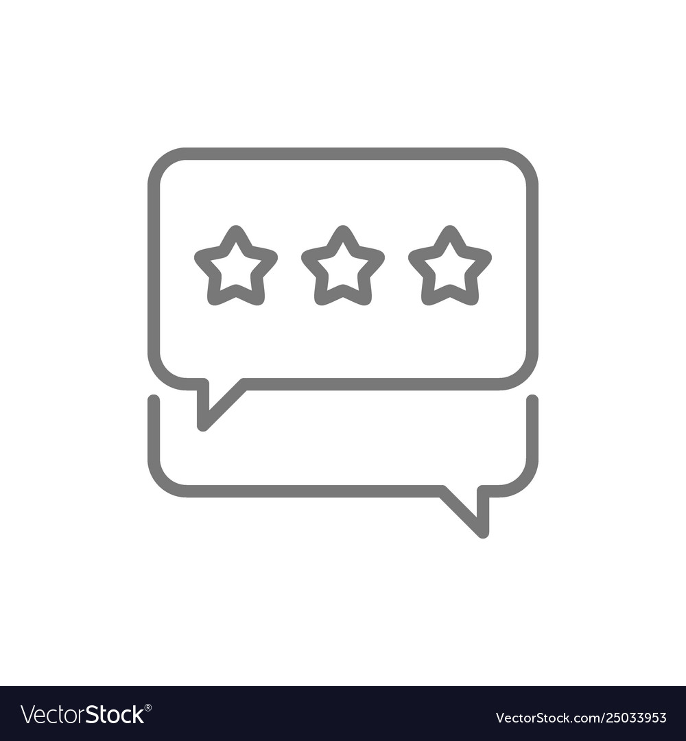 Star in chats best choice positive feedback line