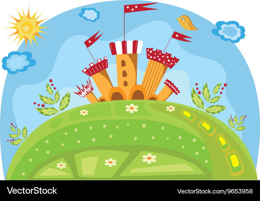 Castle Royalty Free Vector Image - VectorStock