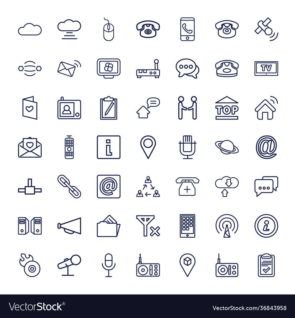 Communication icons