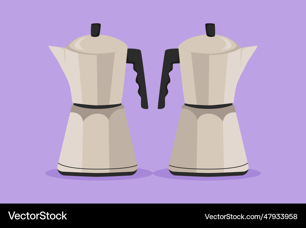 Graphic flat design drawing stainless steel Vector Image
