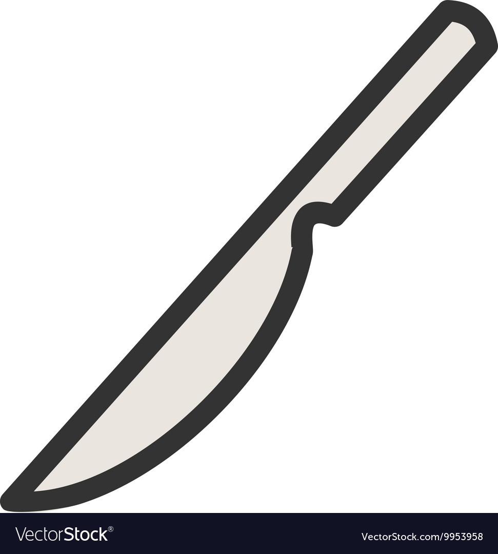 Knife Royalty Free Vector Image - VectorStock