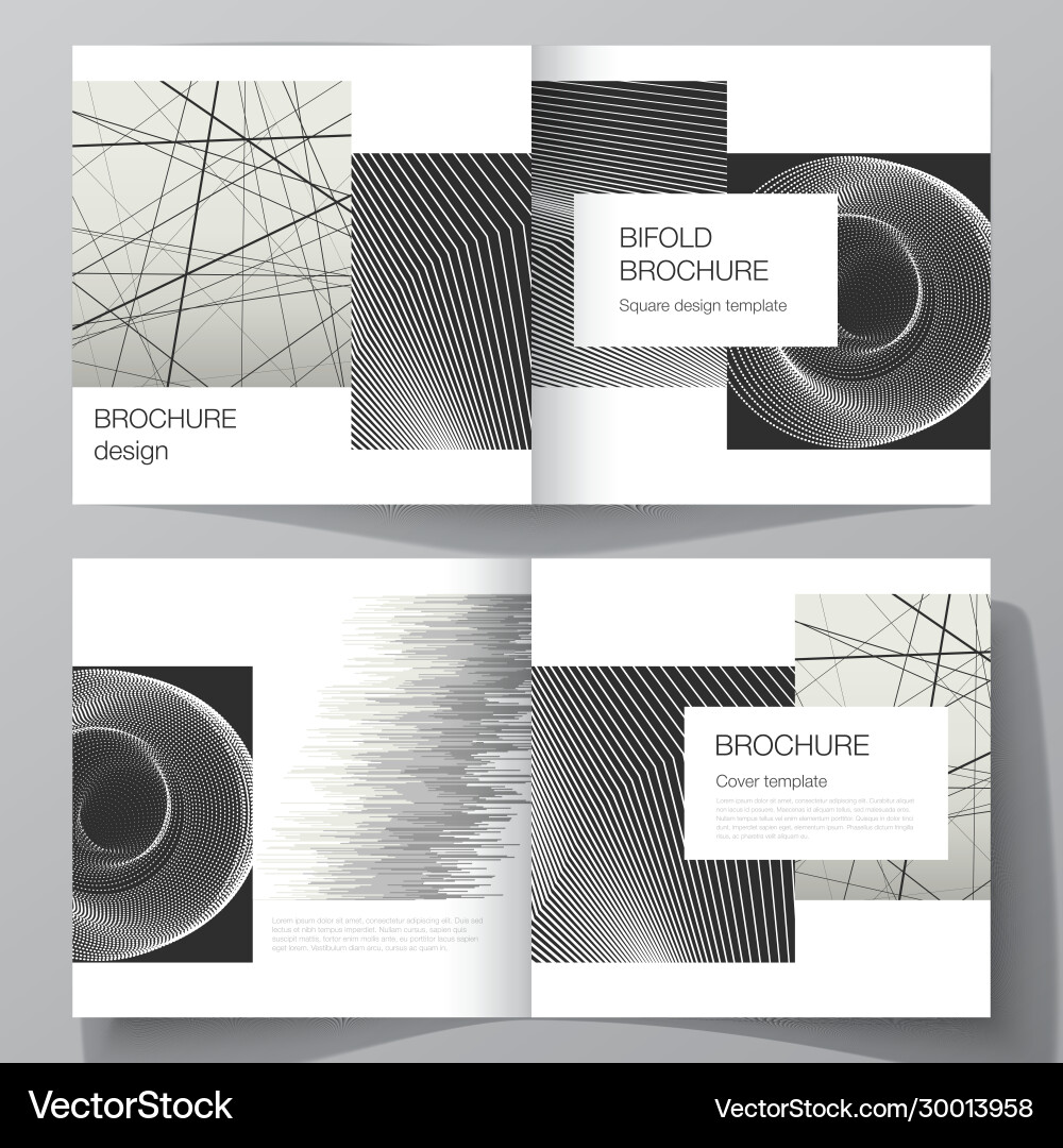 Layout two covers templates Royalty Free Vector Image