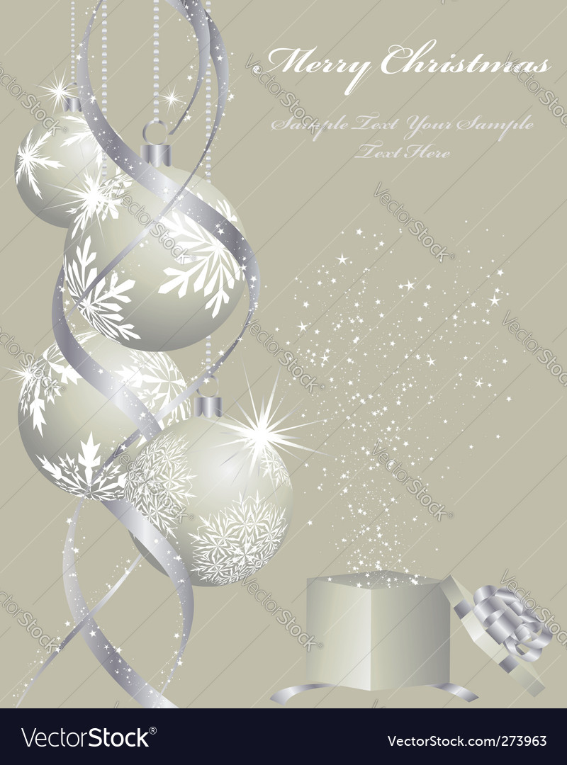 Christmas background Royalty Free Vector Image