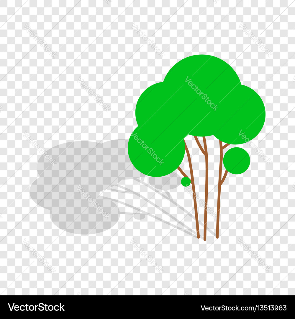 Tree isometric icon Royalty Free Vector Image - VectorStock