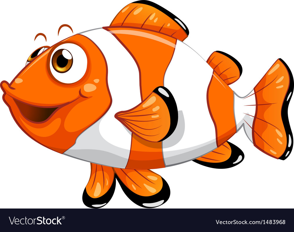 A nemo fish Royalty Free Vector Image - VectorStock