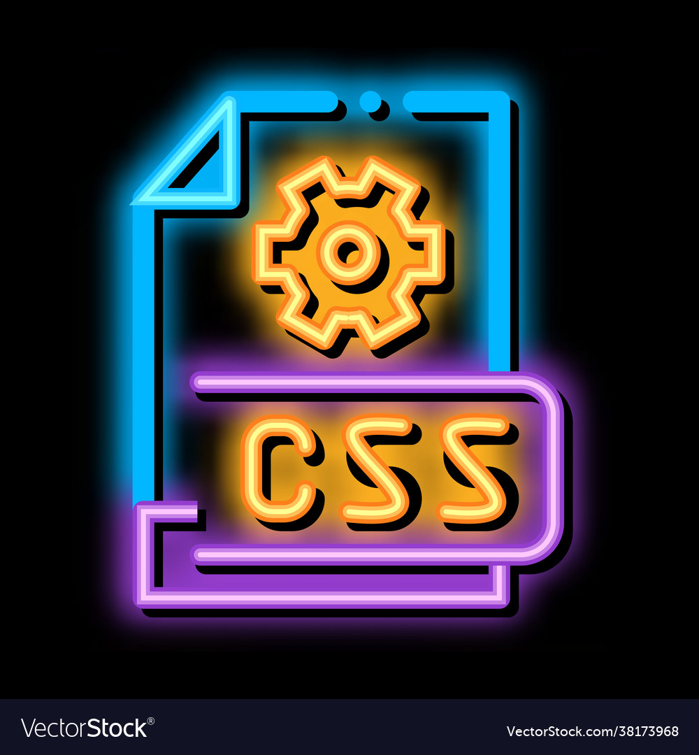 Neon code. Vs code neon icon.