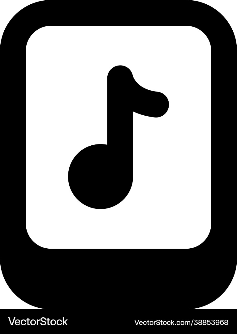 Mobile music Royalty Free Vector Image - VectorStock
