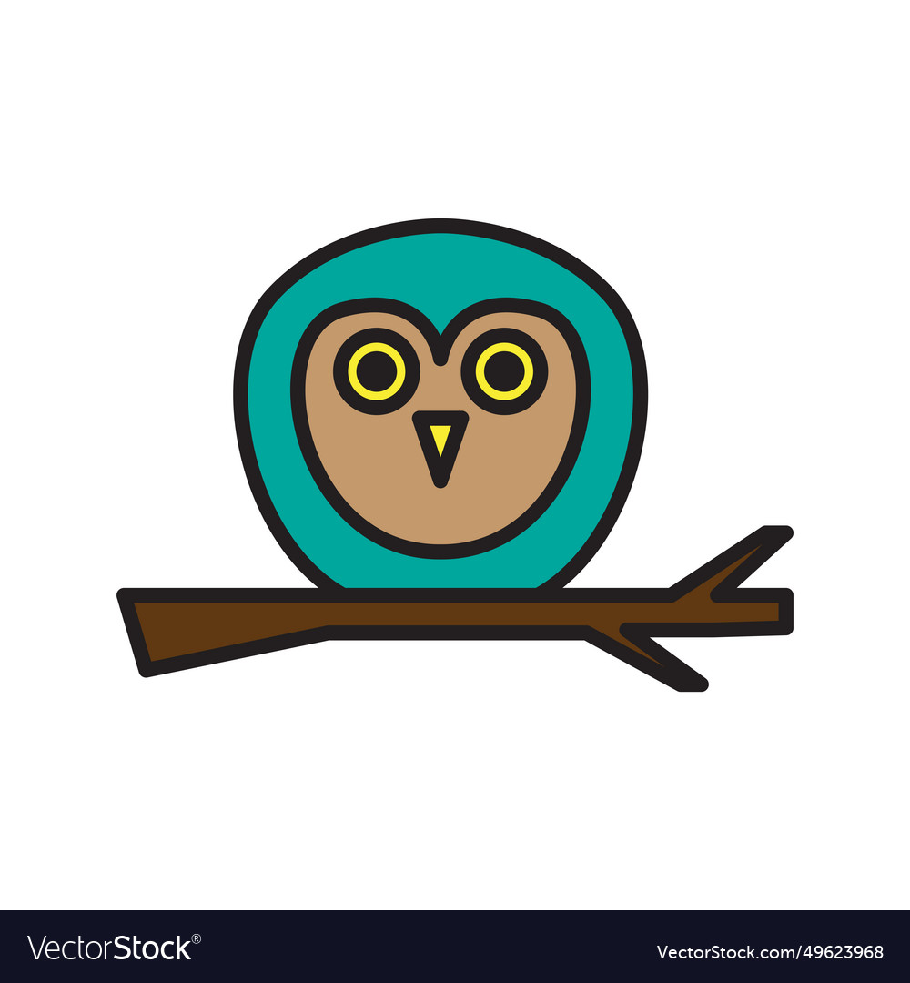 Owlet cute logo design image