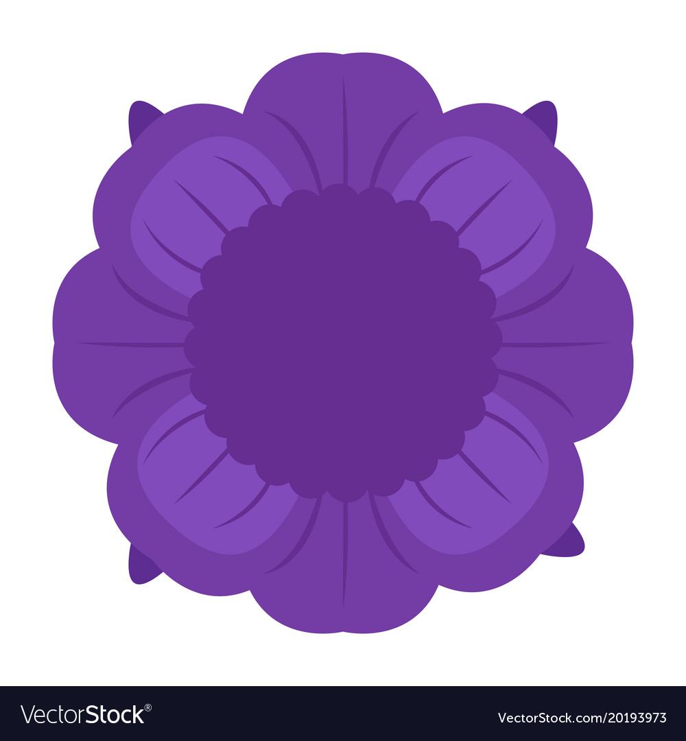 Isolated flower icon