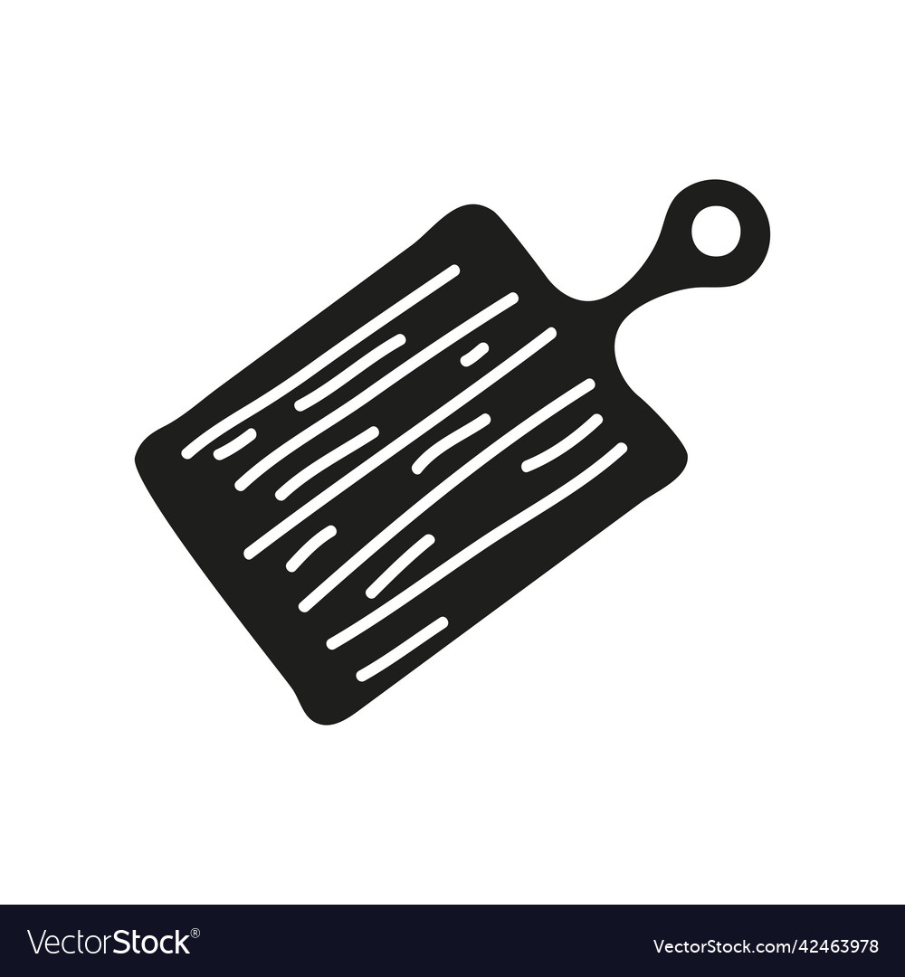 Cutting board utensil Royalty Free Vector Image